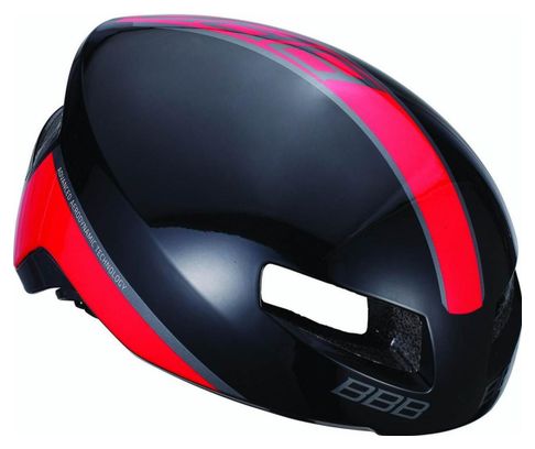 Casque BBB Tithon Noir brillant rouge