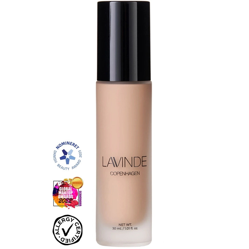 Lavinde Copenhagen NATURAL GLOW Liquid Foundation 30 ml - No. 206 Ivory