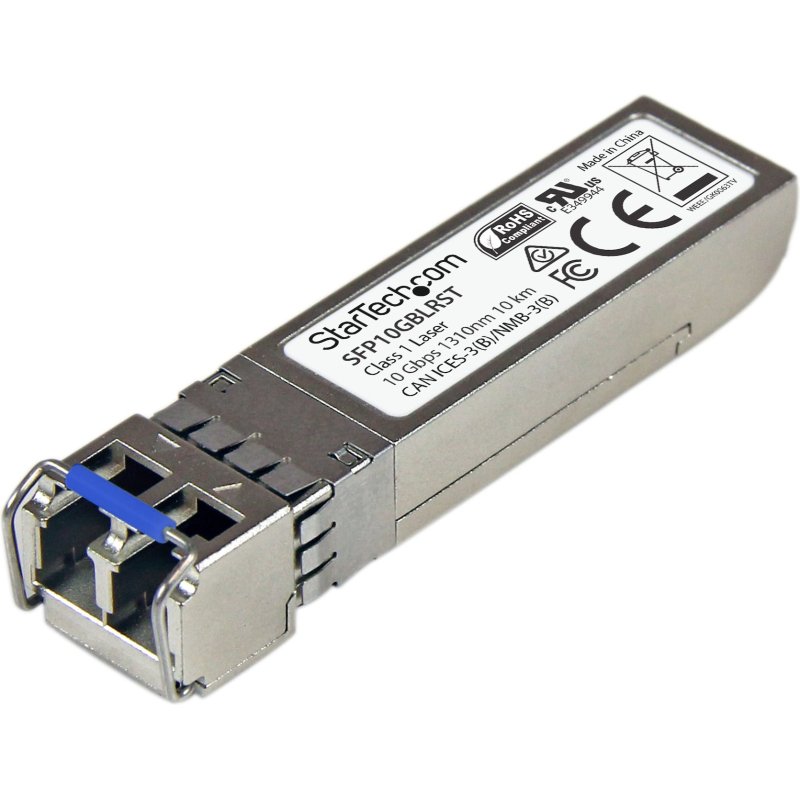StarTech.com Module de transceiver SFP+ 10GBASE-LR à fibre optique 10 Gigabit - Conforme aux normes MSA - Monomode LC - 10 km