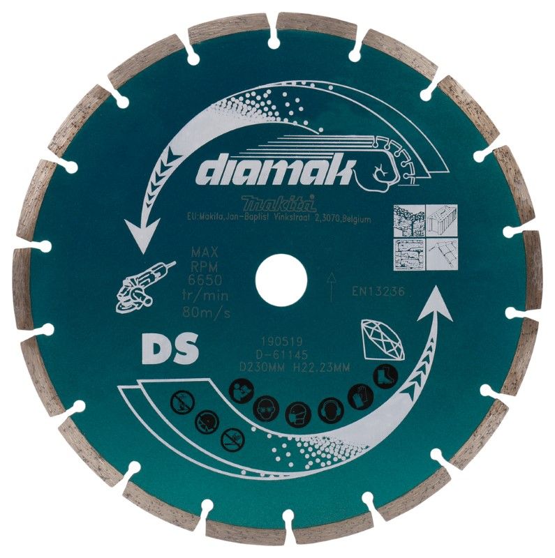 Makita D-61145 Diamantschijf 230x22,23x2,4mm