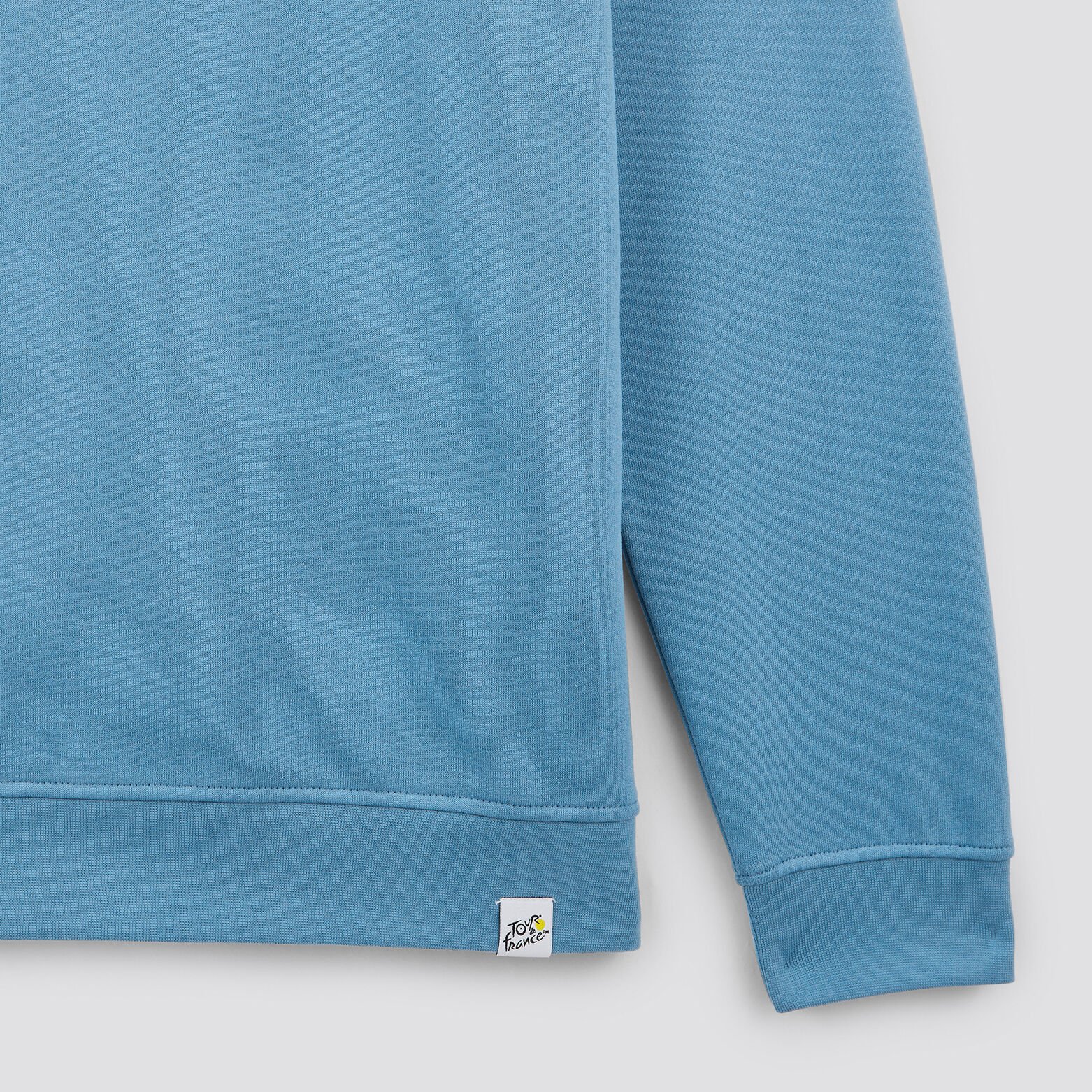 Sweat col rond licence Tour de France Bleu