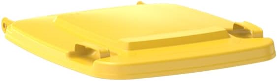 SULO CITYBAC CLASSIC Mülltonne 240L Grau RAL7021, Deckel Gelb RAL1018