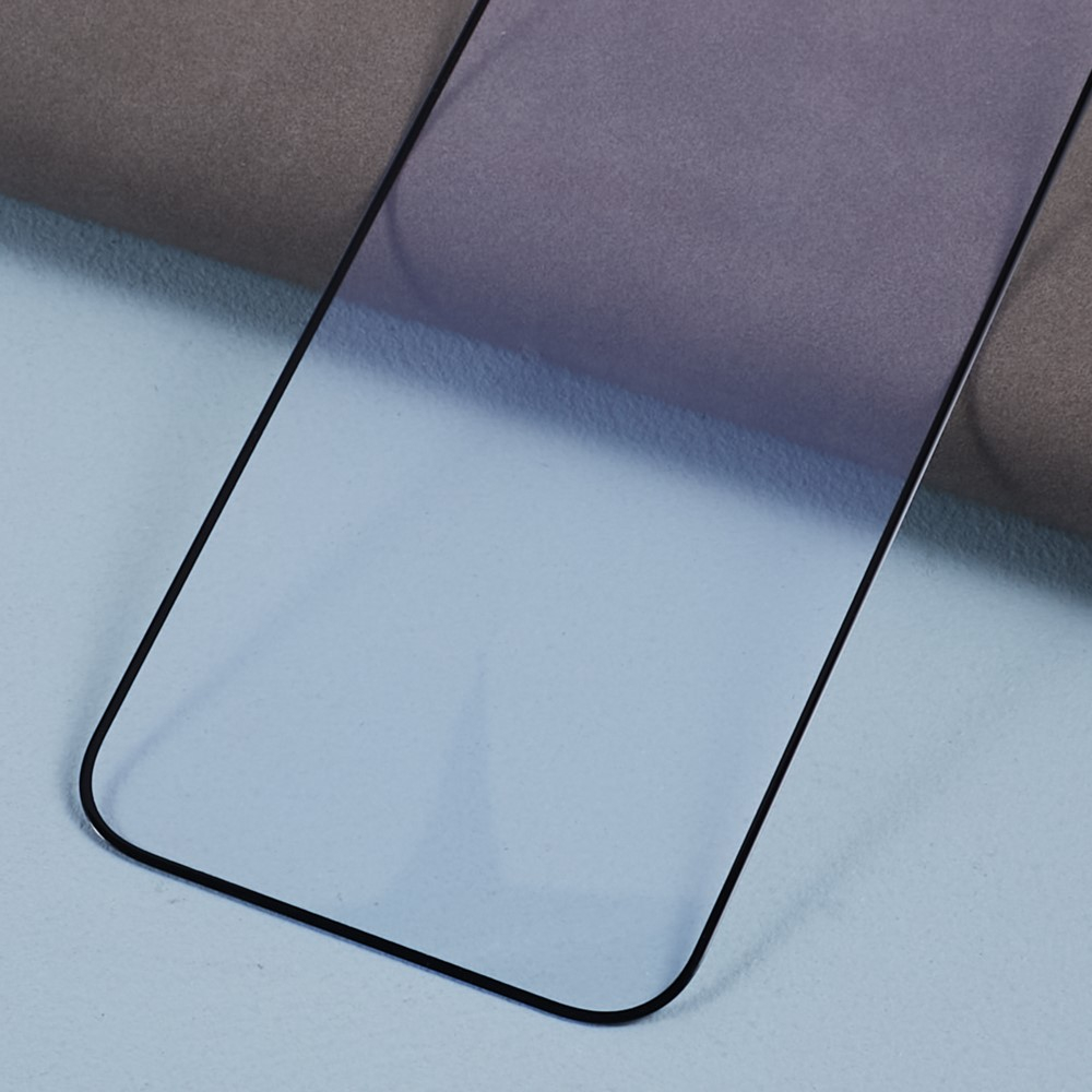 iPhone 15 Pro Max Full-Screen Vollbild Glas Display mit Rahmen - Schwarz