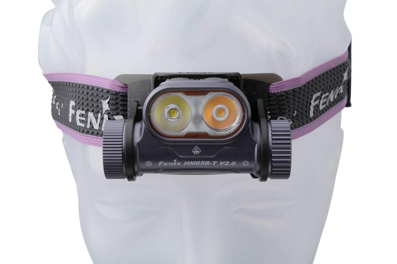 Fenix HM65R-T V2.0 Dark Purple, oplaadbare hoofdlamp, 1600 lumen
