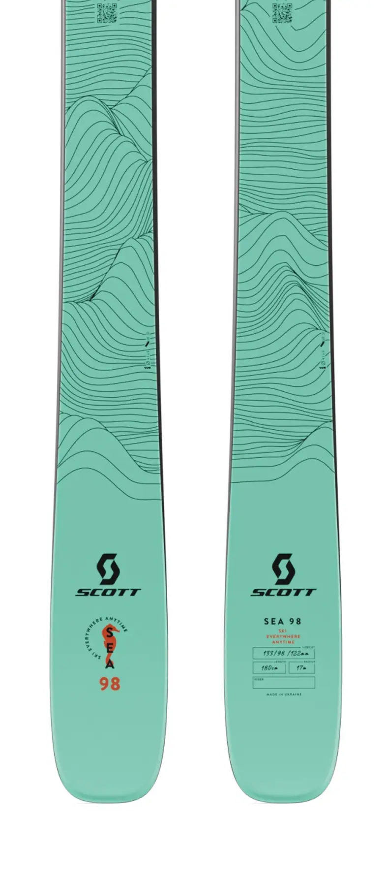 Scott Sea 98 All Mountain Ski | SkatePro