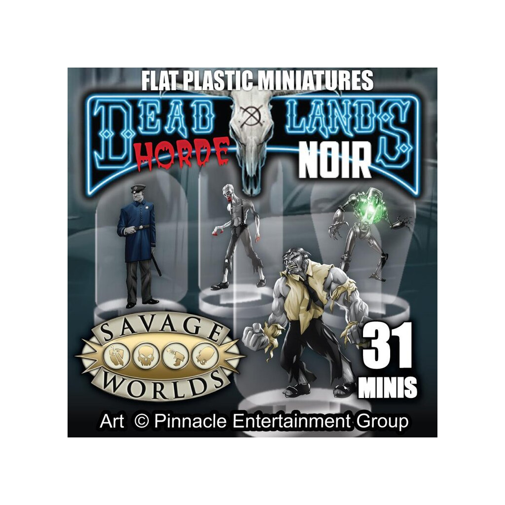 Flat Plastic Miniatures: Deadlands Noir Horde