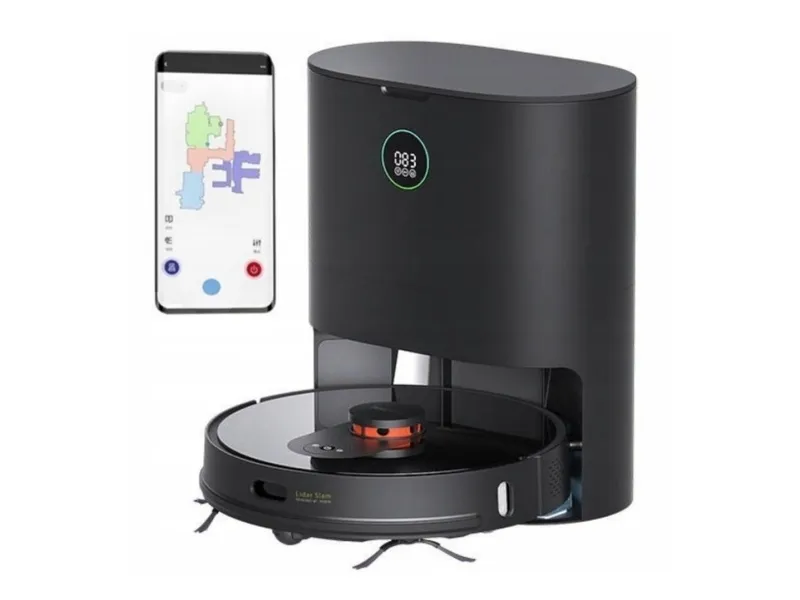 [OUTLET] - Xiaomi Roidmi Eve Plus - Hvid - 2700Pa sugestyrke- 5200 mAh batteri - Driftstid (max) 250 min - Med moppe funktion - Automatisk tømmestation - Appstyrret - Smart Home Kompatibel