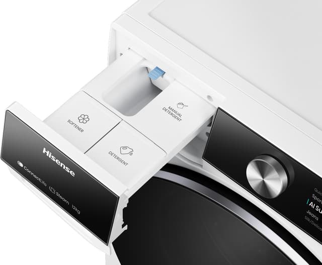 Hisense Vaskemaskine WF7S1247BW (12 kg)