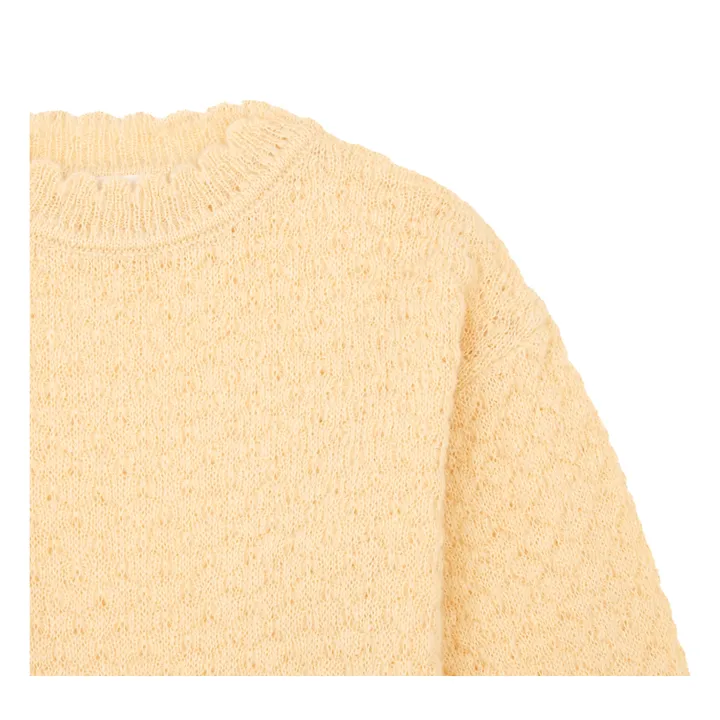 Búho Pull Ajouré Boho | Vanille