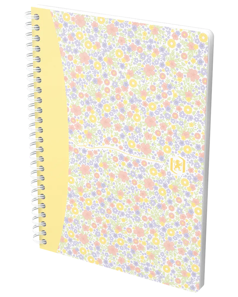 Oxford Floral Notesbog linjeret A5 - assorteret