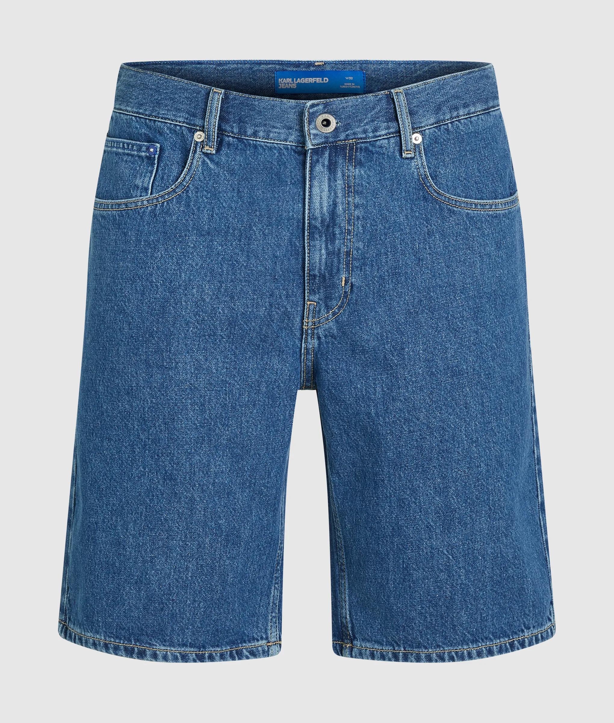Normale denim korte broek