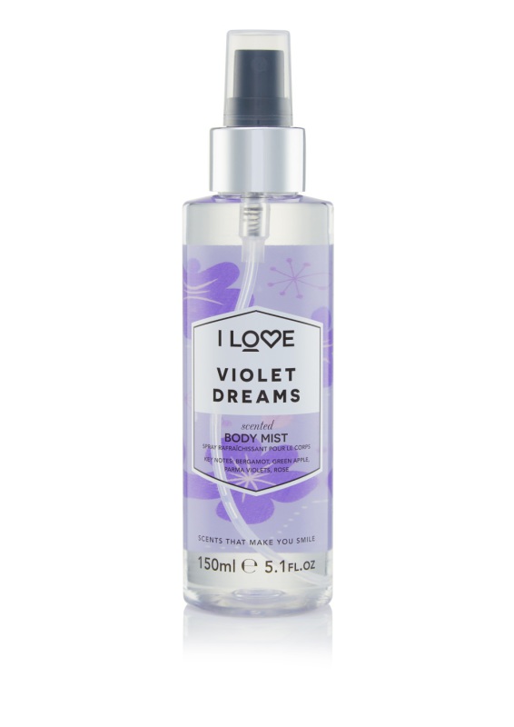 I Love Scents Body Mist Violet Dreams150ml