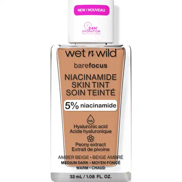 bare Focus Niacinamide Skin Tint Amber Beige