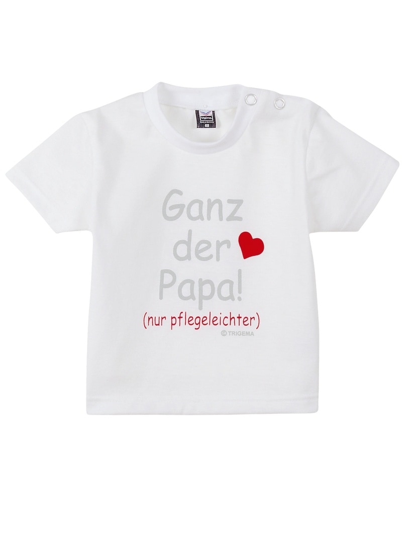 Trigema T-Shirt »TRIGEMA T-Shirt Papas Liebling«, 1 Stk.