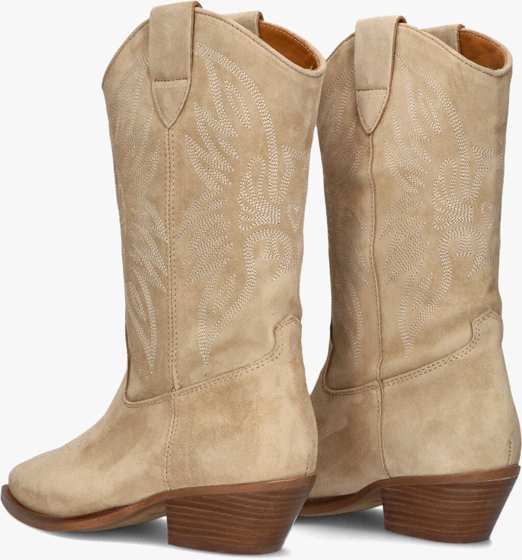 ALPE beige alpe enkellaarsjes 5001