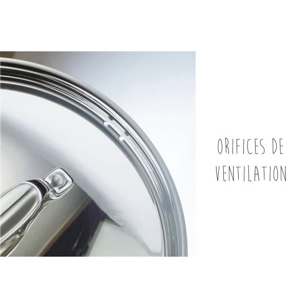 Couvercle inox perforé Chef 28 cm Beka