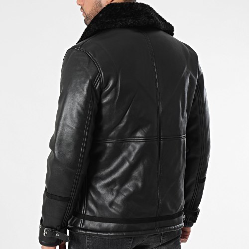 Veste Biker Noir