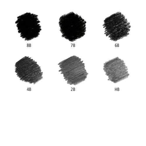 STAEDTLER® Mars® Lumograph® Black 6er Bleistift-Set