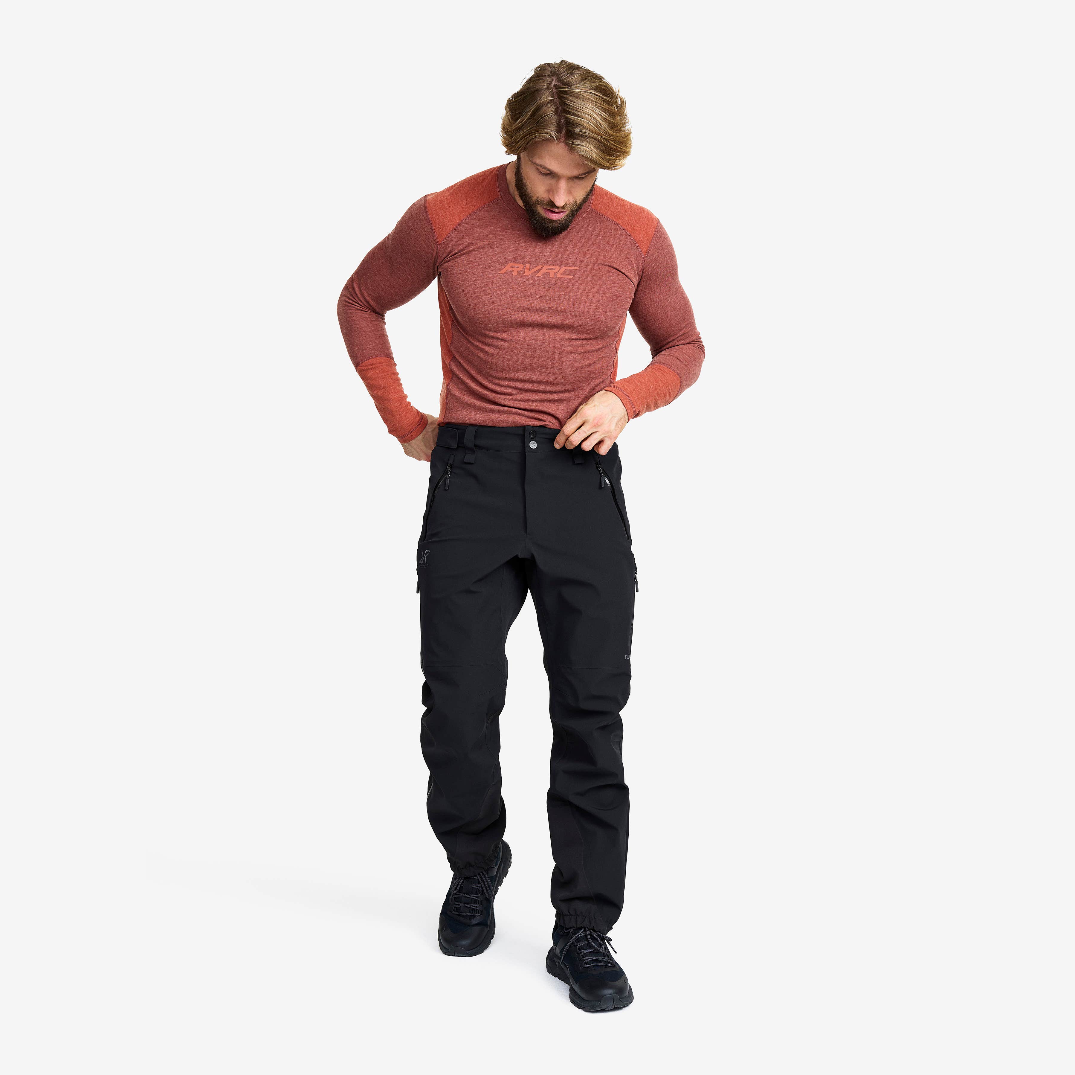 Cyclone 3L Shell Pants Herre Black