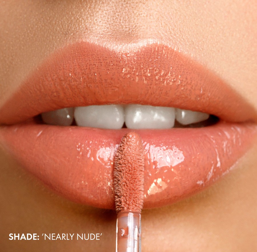 Iconic London Lip Plumping Gloss Nearly Nude Soft Taupe 5ml