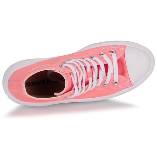 Converse - CHUCK TAYLOR ALL STAR MOVE PLATFORM SEASONAL COLOR-LAWN FLAMINGO - Rose/Blanc