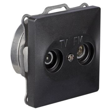GAMMA Everest Stopcontact Universeel Coax Antraciet
