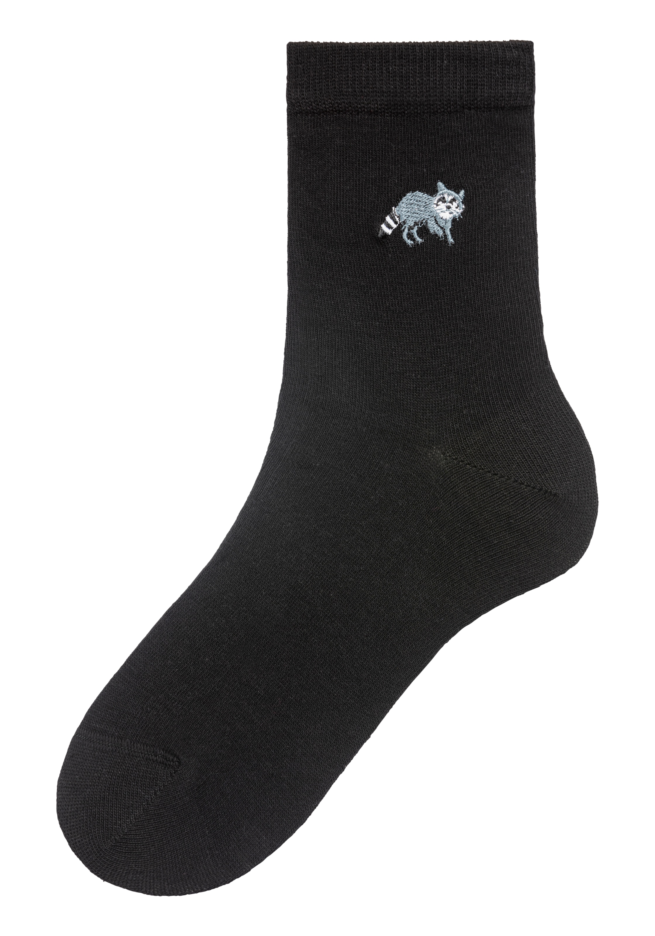 H.I.S Socken Packung, 5 Stk. tlg. mit hochwertiger Stickerei