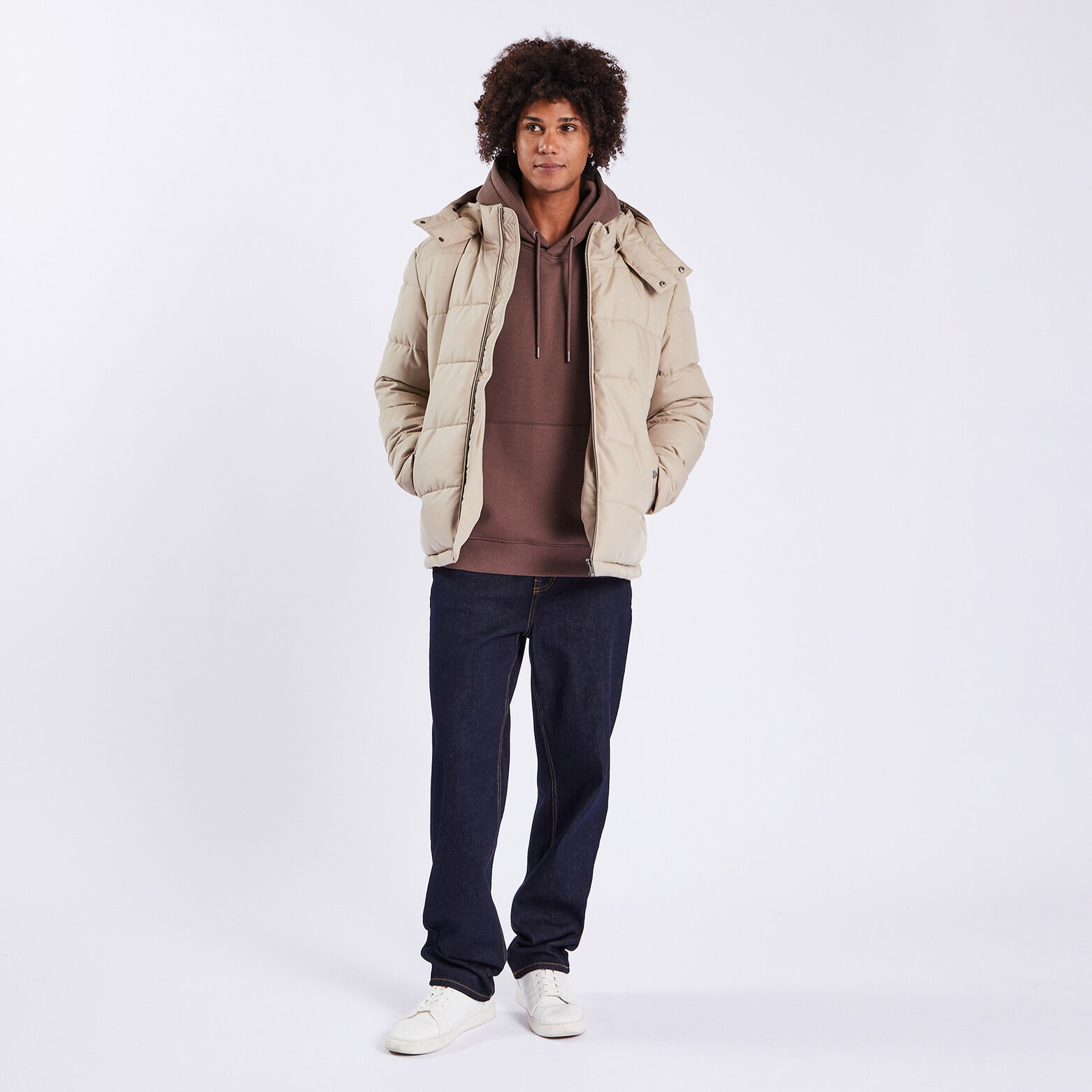 Sweat à capuche essentiel Violet