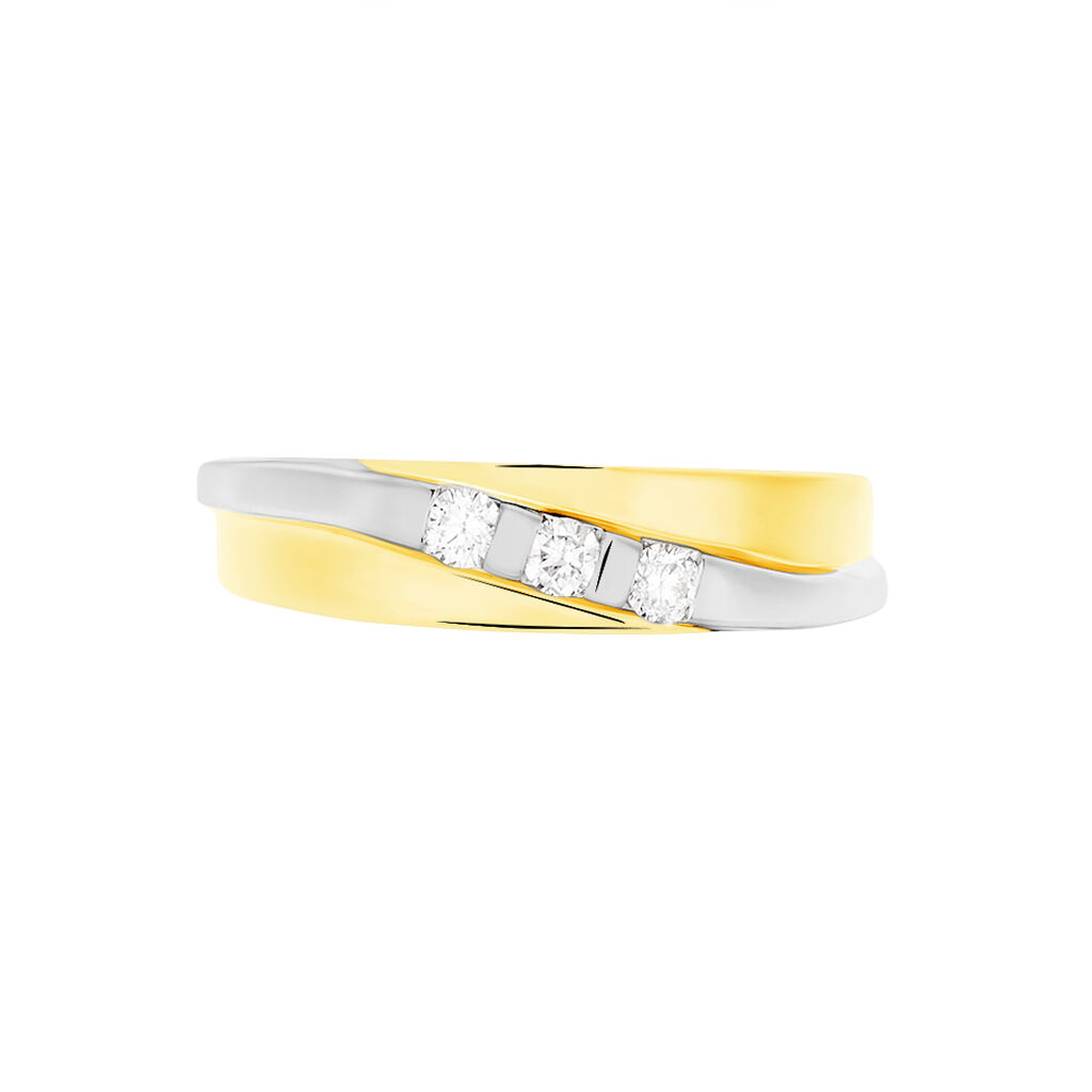 Bague Bryanna Or Bicolore Diamant