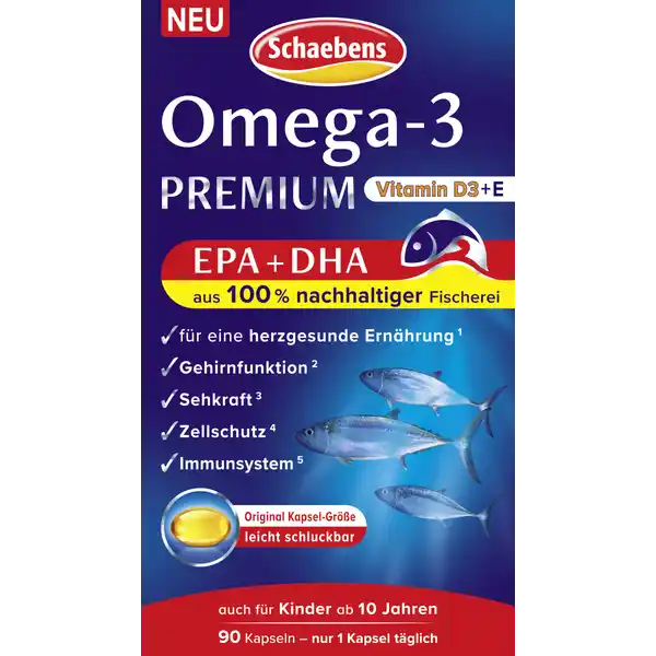 Omega-3 Premium Softgel-Kapseln
