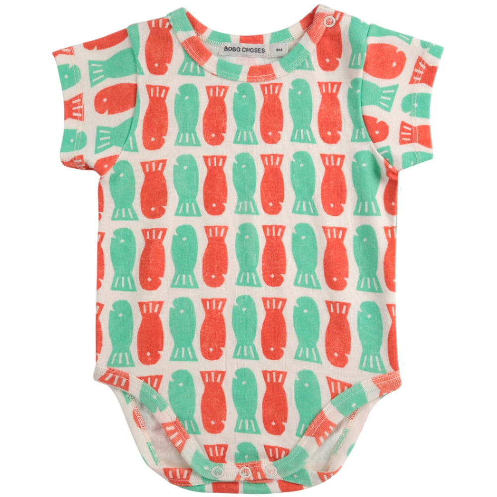 Køb Bobo Choses Offwhite Lucky Fish All Over Body