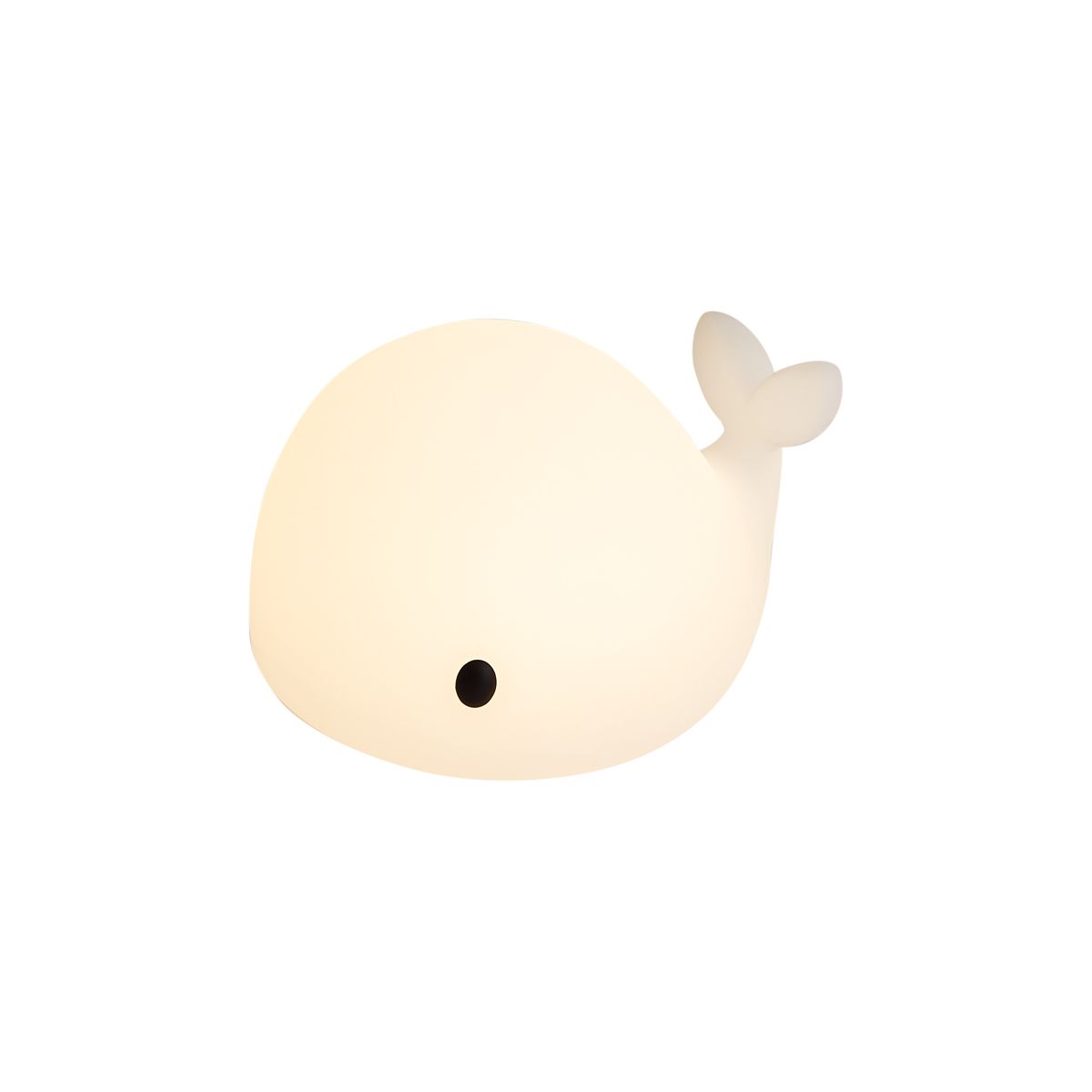 Tafellamp wit 30cm incl. LED dimbaar IP54 oplaadbaar - Baby Whale