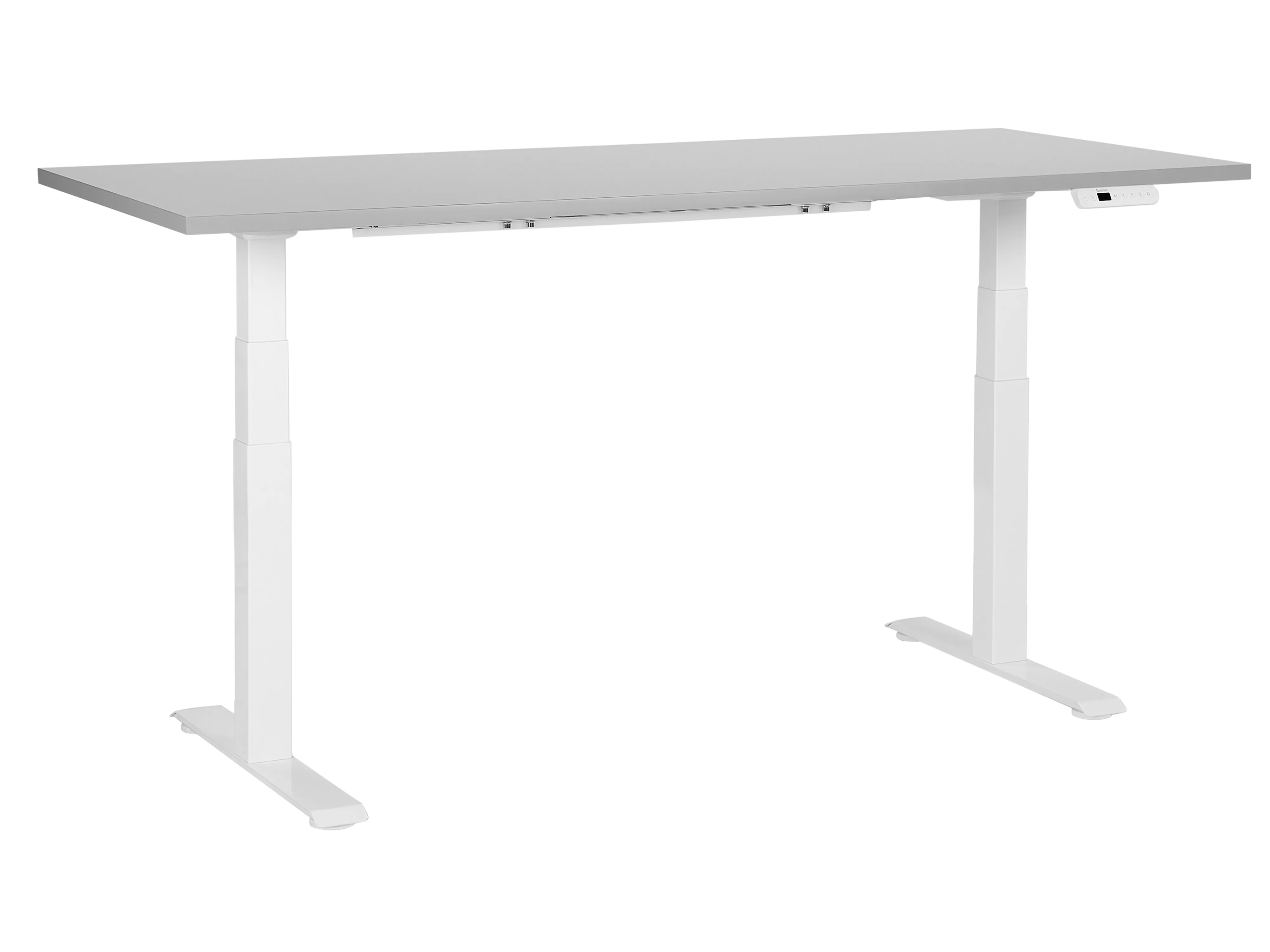 Elektrisch verstelbaar sta-bureau DESTINES Grijs/wit 180 cm 80 cm