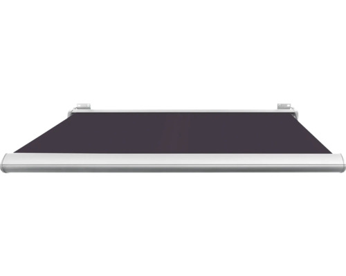 SOLUNA cassettescherm Exclusiv 2x1,5 doek design S2119 frame E6EV1 zilver geëloxeerd aandrijving rechts incl. motor en wandschakelaar