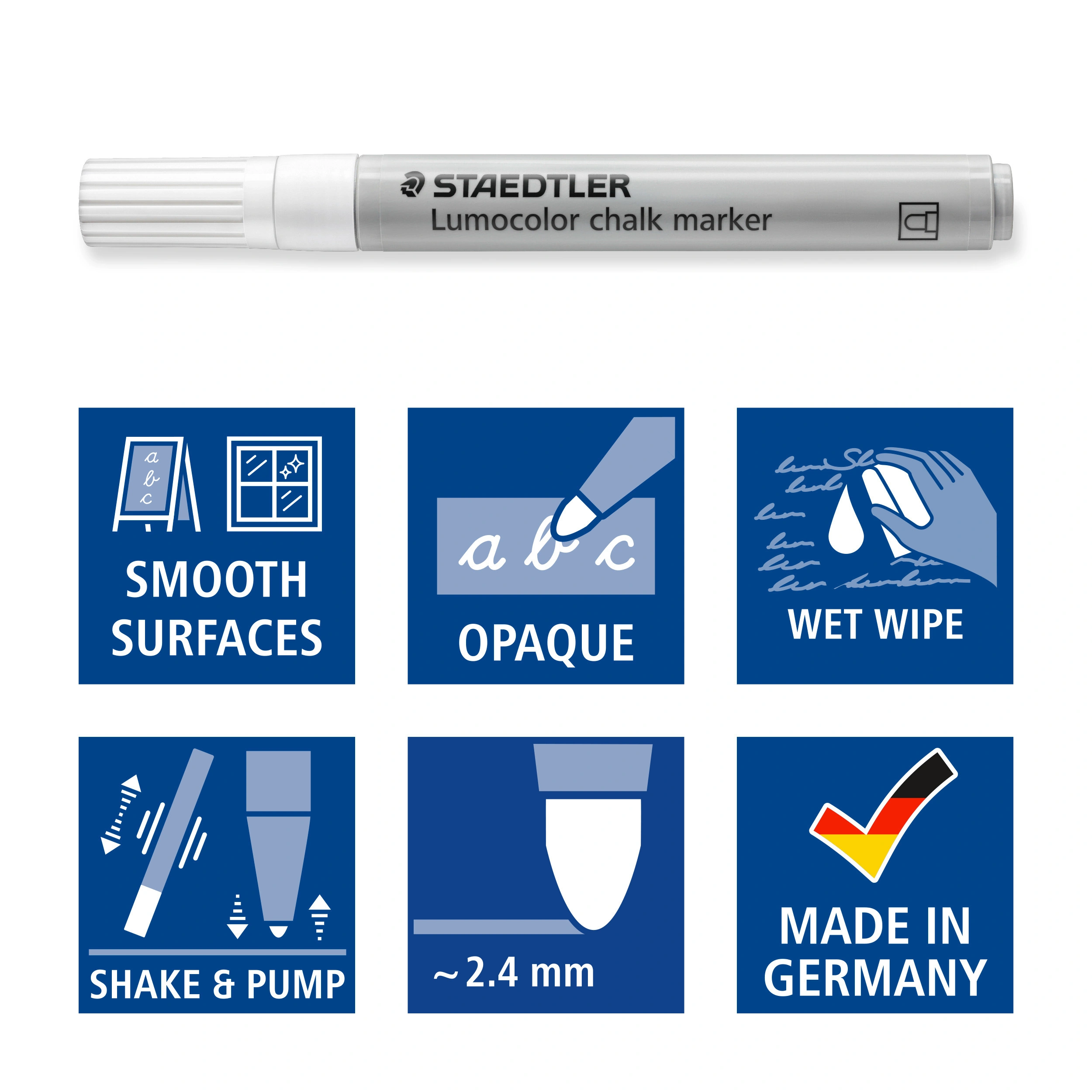 Kreidemarker LUMOCOLOR 5er Set