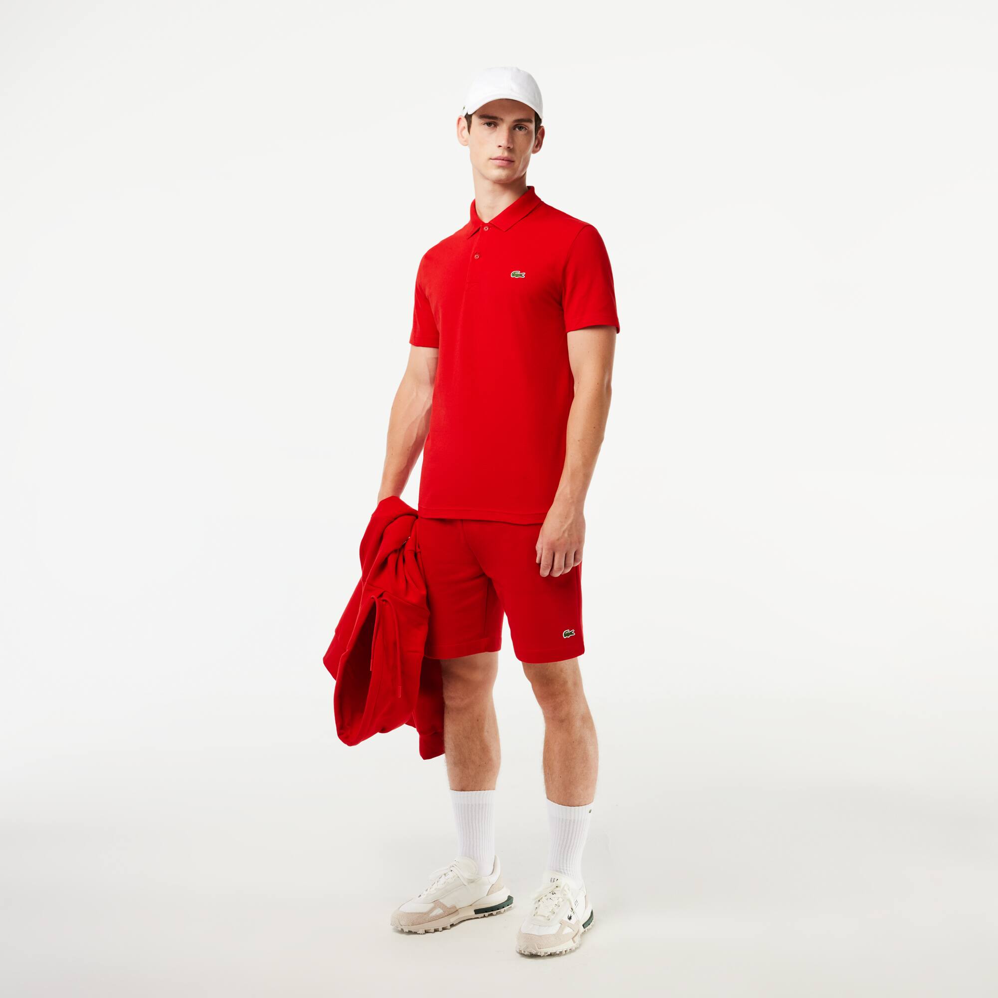 Sneakers Elite Active homme textile avec marquage Sneakers - Blanc - Lacoste - Homme