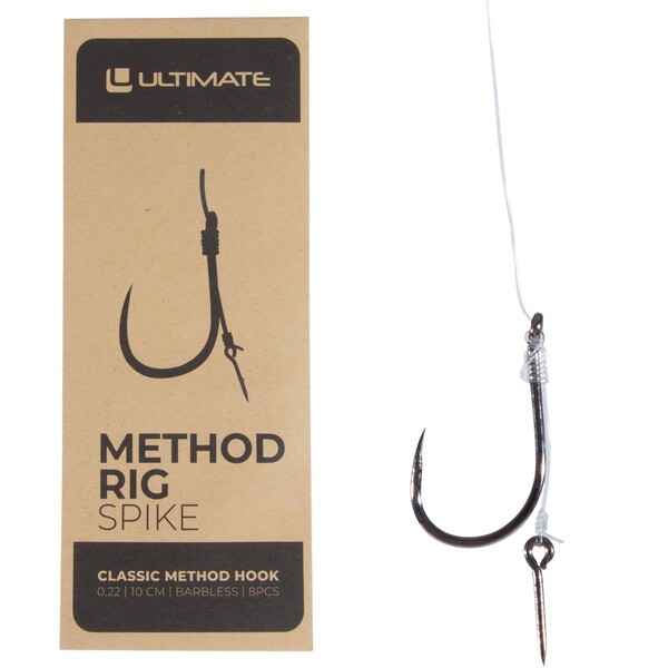Pack de bas de ligne Method Feeder sans ardillon Ultimate (40 pièces)