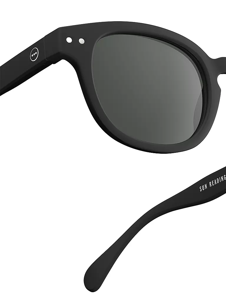 IZIPIZI Sonnenbrille mit Sehstärke SUN READING #C schwarz