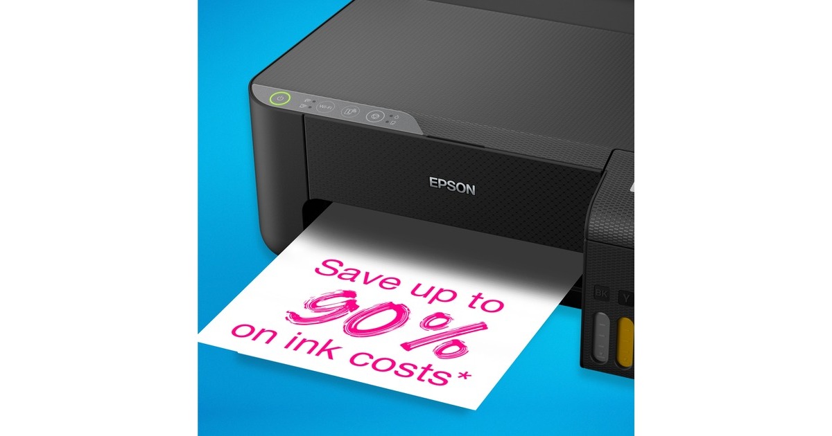EpsonEcoTank ET-1810 A4 Wi-Fi-printer met inkttank inkjetprinter  (Zwart, Wi-Fi, inclusief tot 3 jaar inkt)
