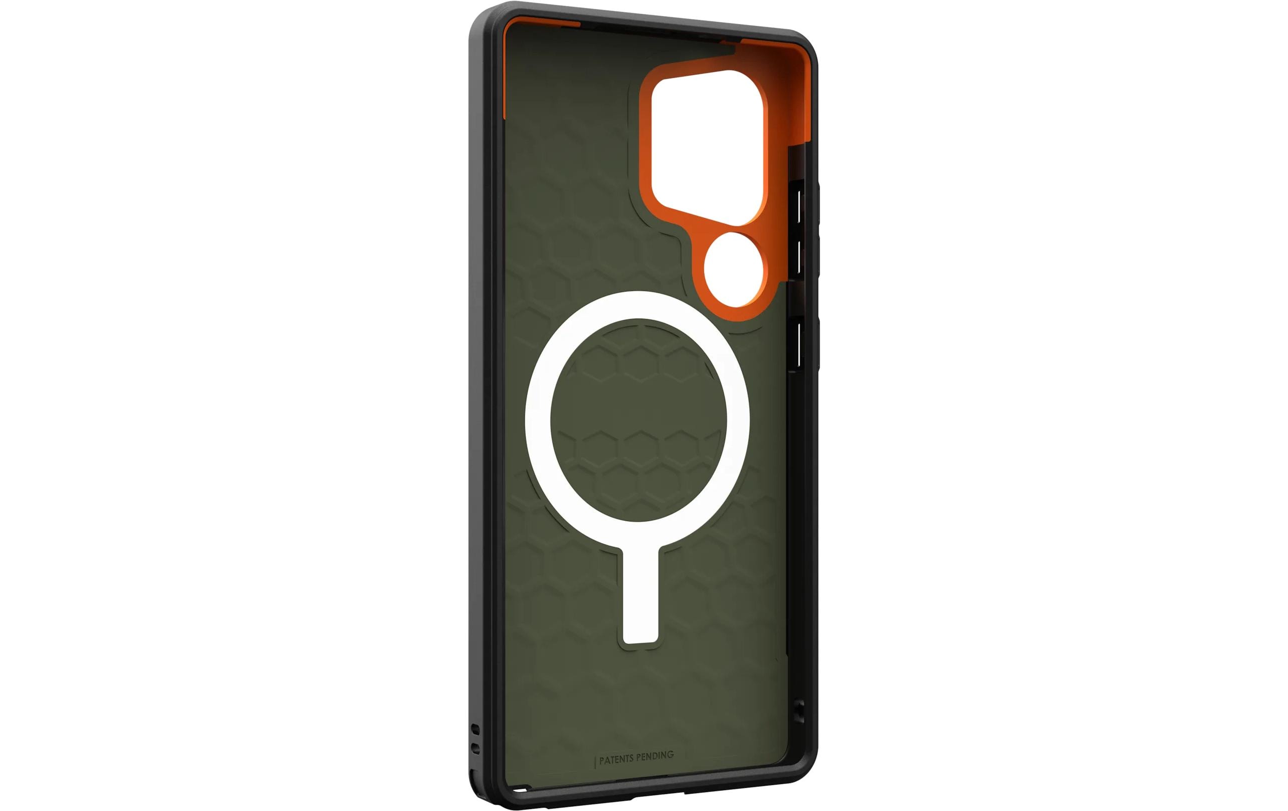 Back Cover Civilian Galaxy S25 Ultra Olive drab/orangeSchutzhülle für das Samsung Galaxy S25 Ultra