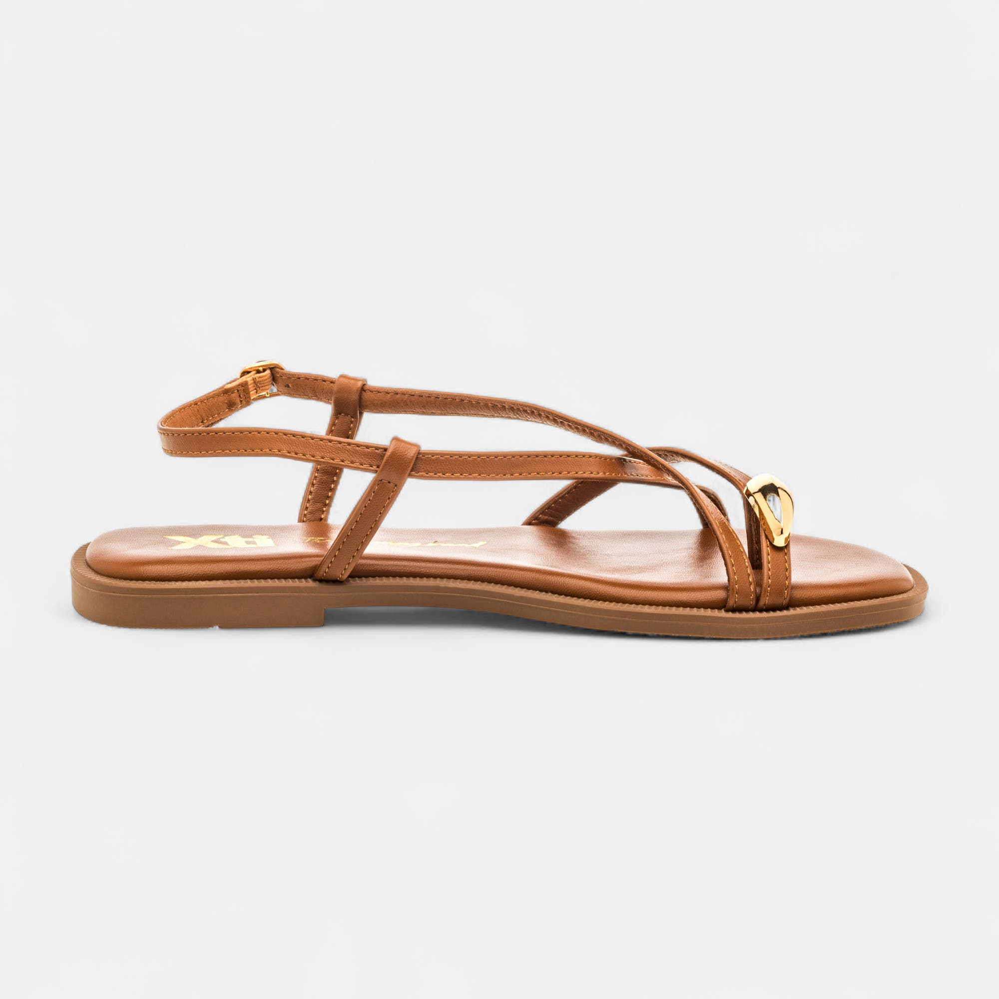 Nu-pieds Femme camel
