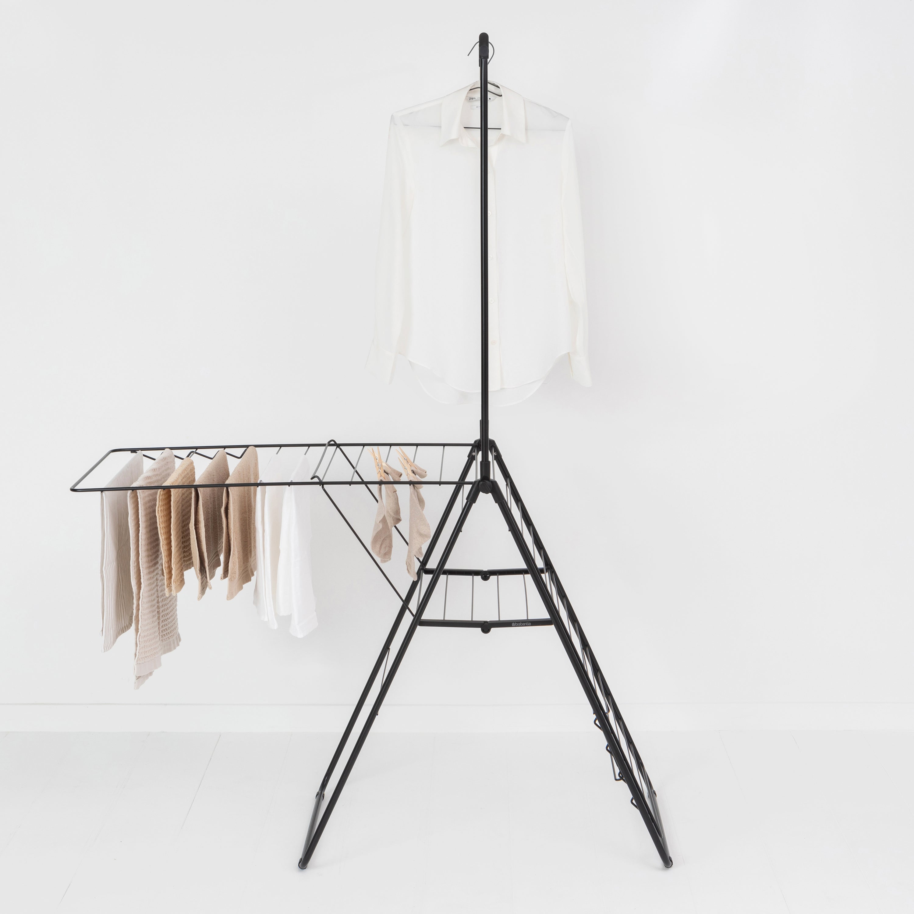 Brabantia HangOn Droogrek 25 Meter - Matt Black