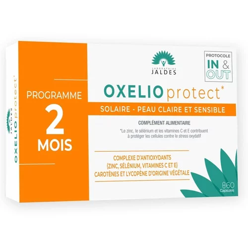 Oxelio Protect Solaire Peau Claire et Sensible Oxelio - 60 Capsules