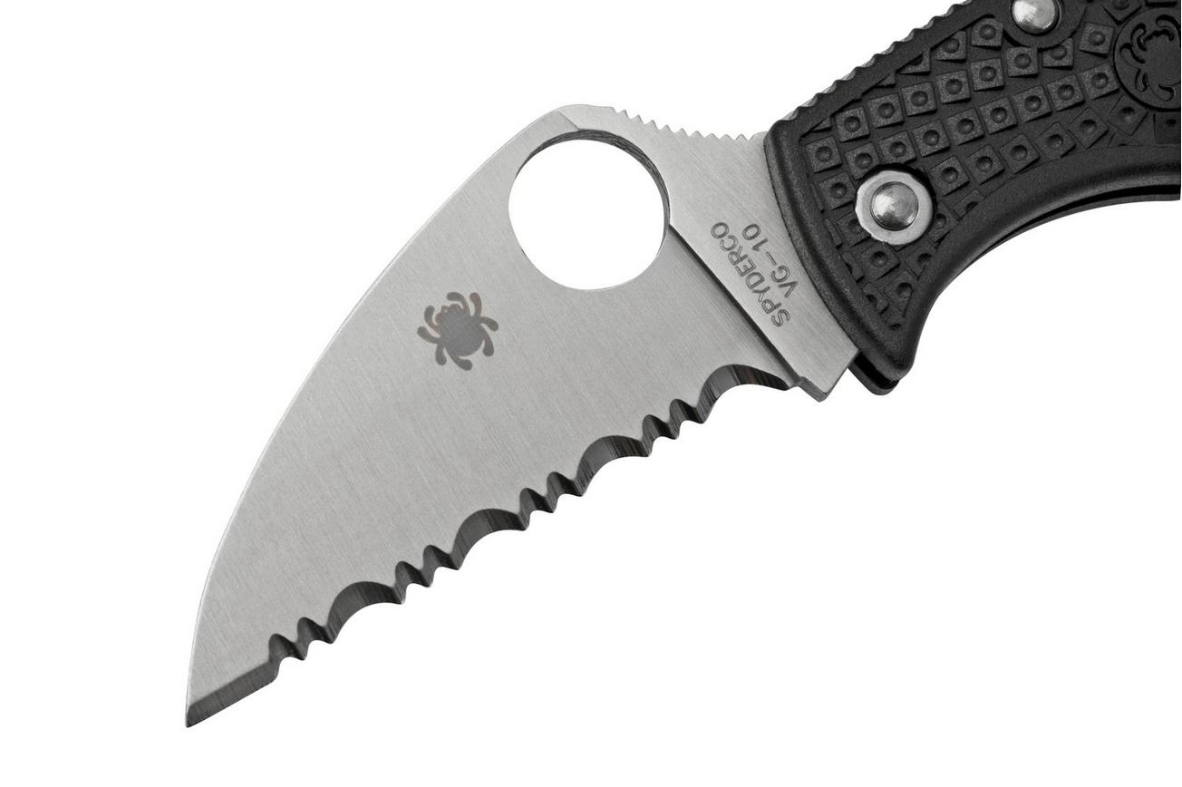 Spyderco Manbug Wharncliffe MBKWS serrated zakmes