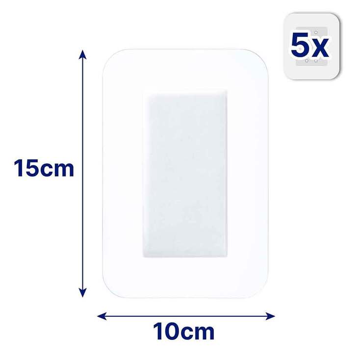 Hansaplast AQUA PROTECT 3XL Wundverband steril 10x15 cm, 5 St