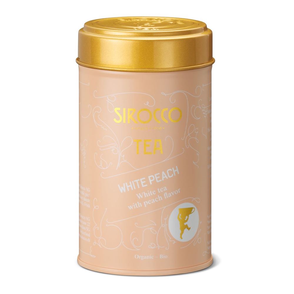 SIROCCO Teedose Medium Tees White Peach Ds 80 g