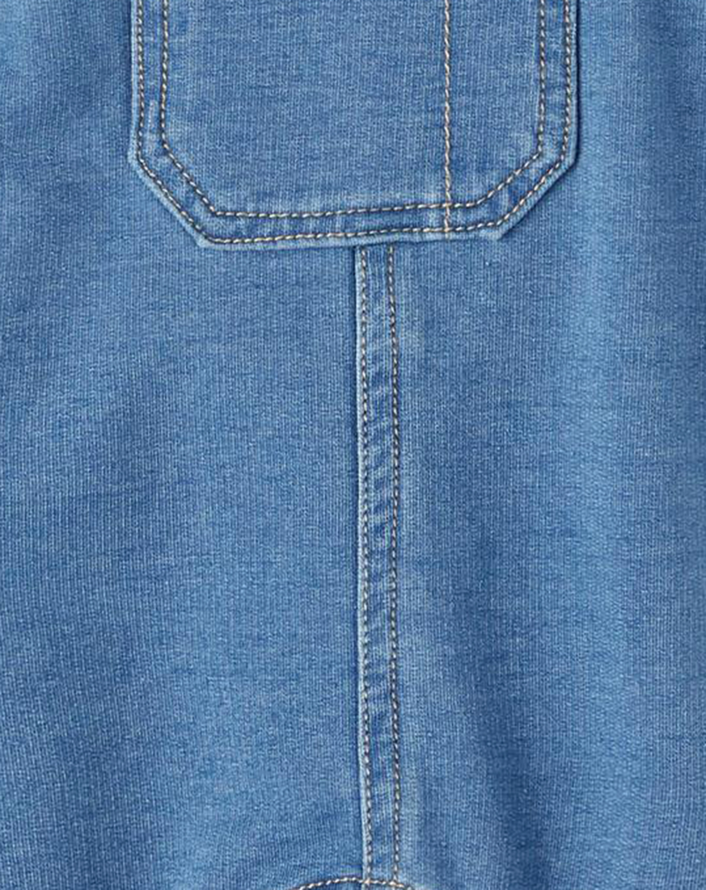 Jeans-Latzhose NBMBEN BAG in medium blue