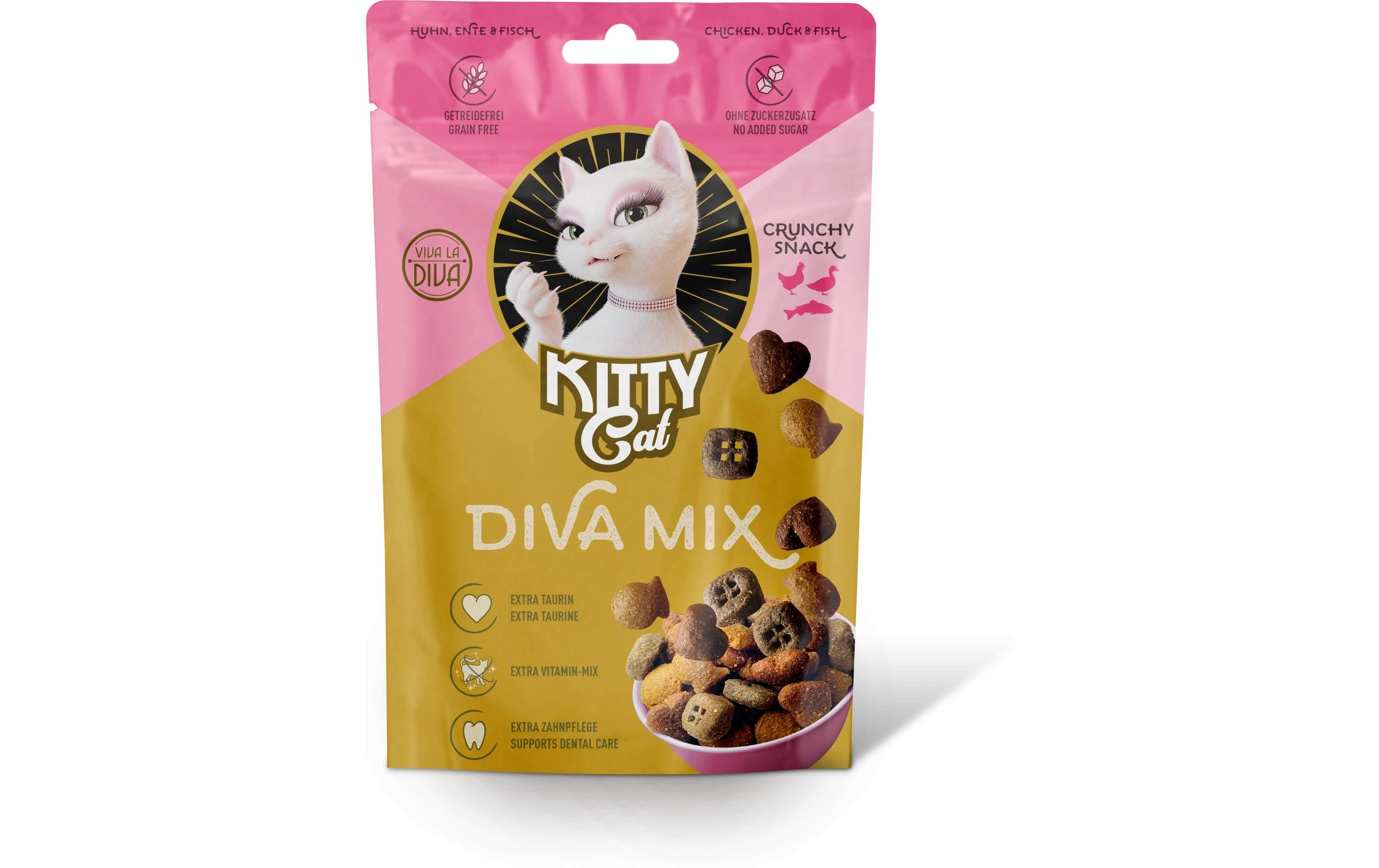 Katzen-Snack Diva Mix Trio Mix Feisch 60 gSnack für Katzen