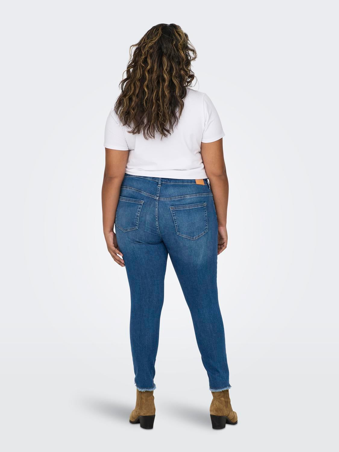 CARWILLY Skinny Fit Jeans Medium Blue Denim