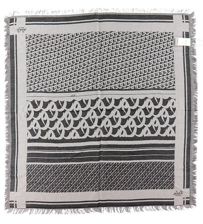 Lala Berlin T?rkl?de - 80x80 - Cube Monogram Light - Blåck Monog